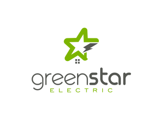 Green Star Electric logo design by FloVal