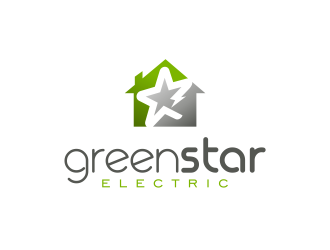 Green Star Electric logo design by FloVal