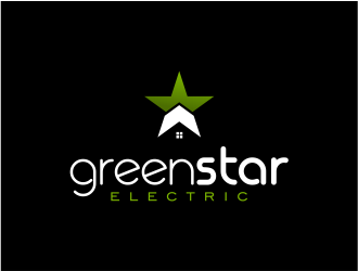 Green Star Electric logo design by FloVal