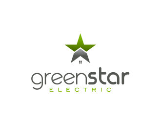 Green Star Electric logo design by FloVal