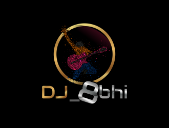 DJ_8bhi logo design by ROSHTEIN