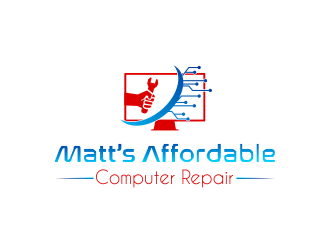 Matt’s Affordable Computer Repair logo design by ROSHTEIN