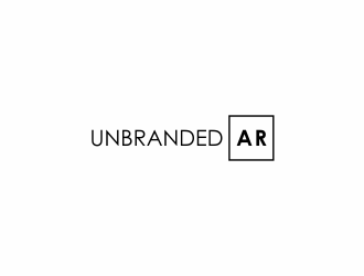 Unbranded AR logo design by ammad