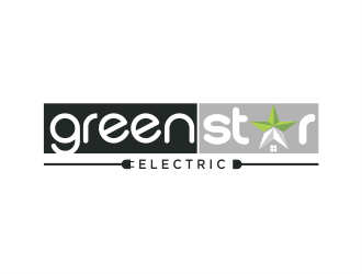 Green Star Electric logo design by evdesign