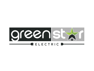 Green Star Electric logo design by evdesign