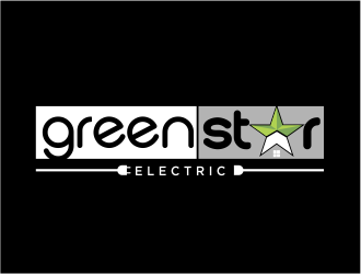 Green Star Electric logo design by evdesign