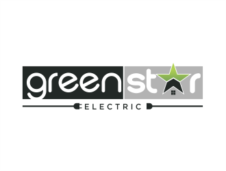 Green Star Electric logo design by evdesign