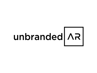 Unbranded AR logo design by afra_art