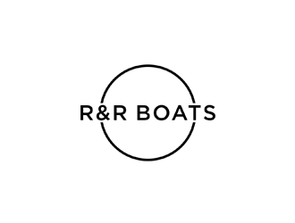 R&R Boats logo design by johana