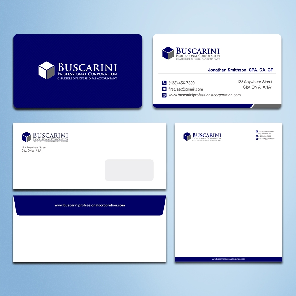 Buscarini Professional Corporation logo design by Kindo