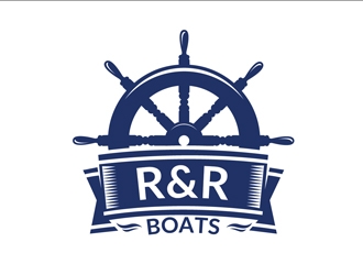 R&R Boats logo design by Roma