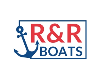 R&R Boats logo design by Roma