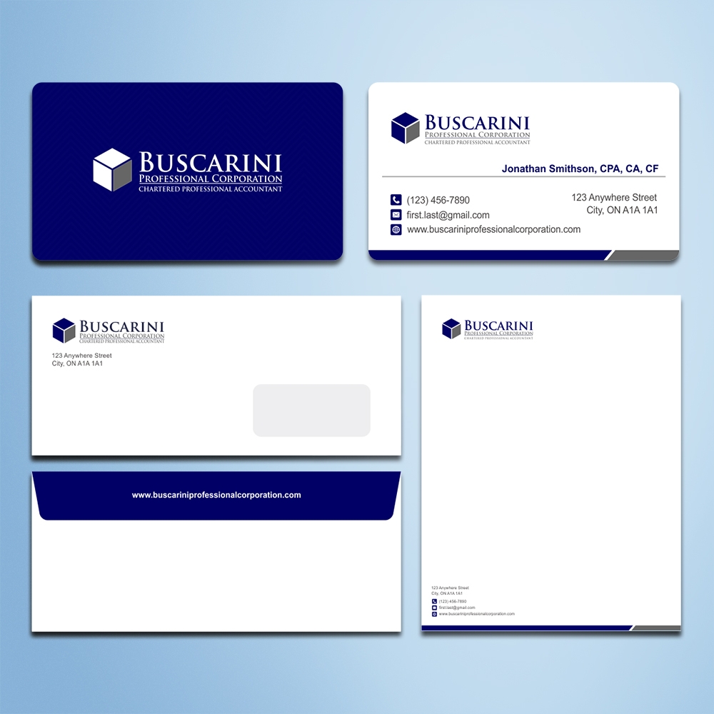 Buscarini Professional Corporation logo design by Kindo