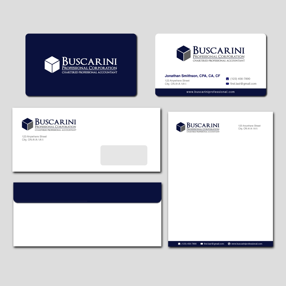 Buscarini Professional Corporation logo design by labo