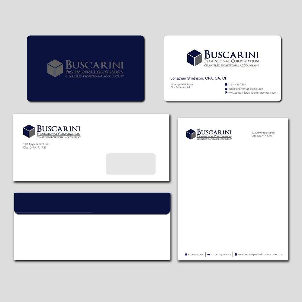 Buscarini Professional Corporation logo design by labo