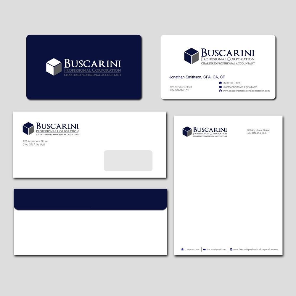 Buscarini Professional Corporation logo design by labo