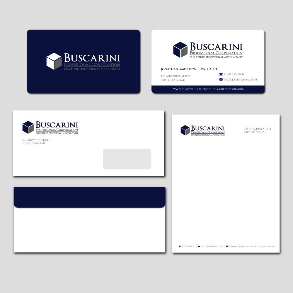 Buscarini Professional Corporation logo design by labo