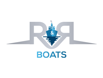 R&R Boats logo design by ajwins