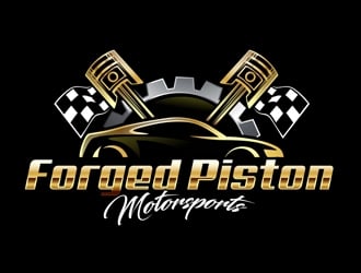 Forged Piston Motorsports logo design by DreamLogoDesign