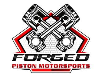 Forged Piston Motorsports logo design by uttam