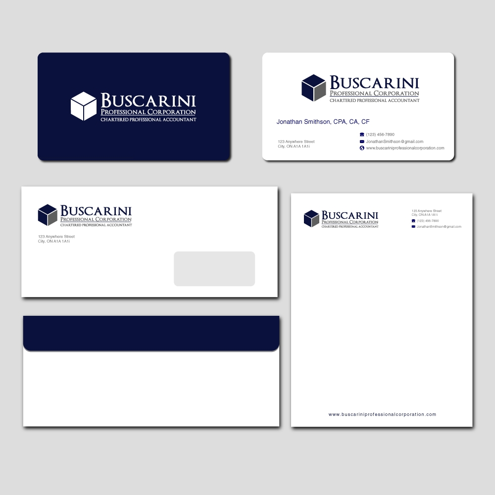 Buscarini Professional Corporation logo design by labo