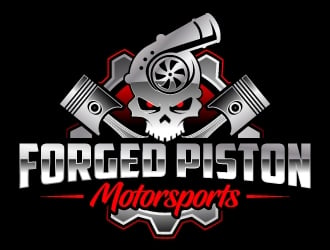 Forged Piston Motorsports logo design by jaize