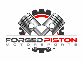 Forged Piston Motorsports logo design by mutafailan