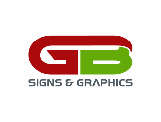 GB Signs & Graphics logo design by agus