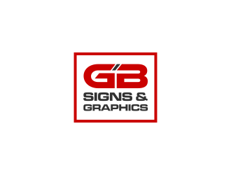 GB Signs & Graphics logo design by ammad