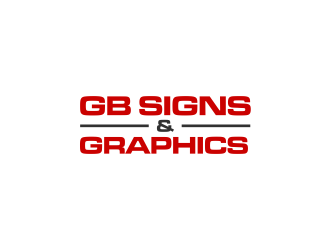 GB Signs & Graphics logo design by ammad