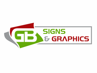 GB Signs & Graphics logo design by agus