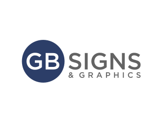 GB Signs & Graphics logo design by nurul_rizkon