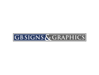 GB Signs & Graphics logo design by nurul_rizkon