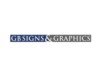 GB Signs & Graphics logo design by nurul_rizkon