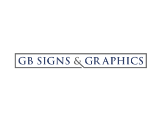 GB Signs & Graphics logo design by nurul_rizkon