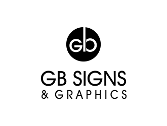 GB Signs & Graphics logo design by oke2angconcept