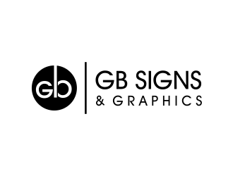 GB Signs & Graphics logo design by oke2angconcept