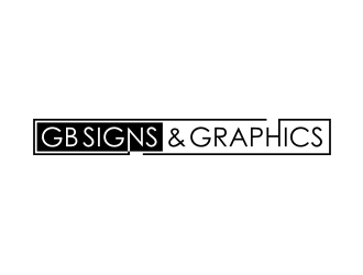 GB Signs & Graphics logo design by nurul_rizkon