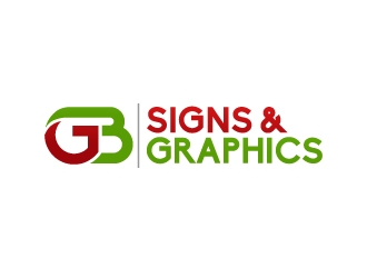 GB Signs & Graphics logo design by nexgen