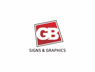 GB Signs & Graphics logo design by langitBiru