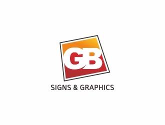 GB Signs & Graphics logo design by langitBiru