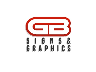 GB Signs & Graphics logo design by dondeekenz