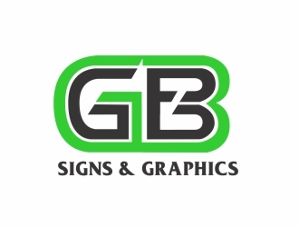 GB Signs & Graphics logo design by Day2DayDesigns