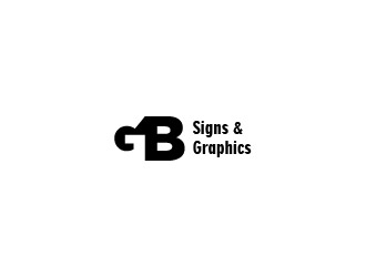 GB Signs & Graphics logo design by graphica