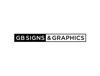 GB Signs & Graphics logo design by nurul_rizkon