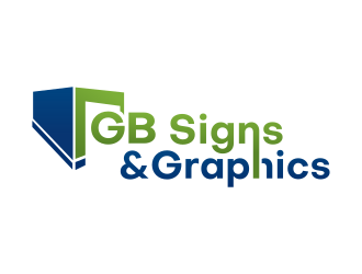 GB Signs & Graphics logo design by thegoldensmaug