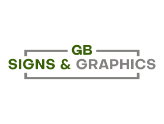 GB Signs & Graphics logo design by thegoldensmaug