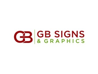 GB Signs & Graphics logo design by Franky.