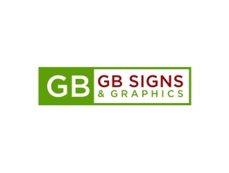 GB Signs & Graphics logo design by Franky.