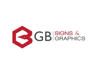 GB Signs & Graphics logo design by zenith